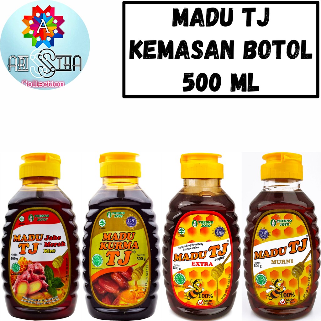 

Madu TJ Kemasan Botol Murni Kurma Extra Jahe Merah 500 ML