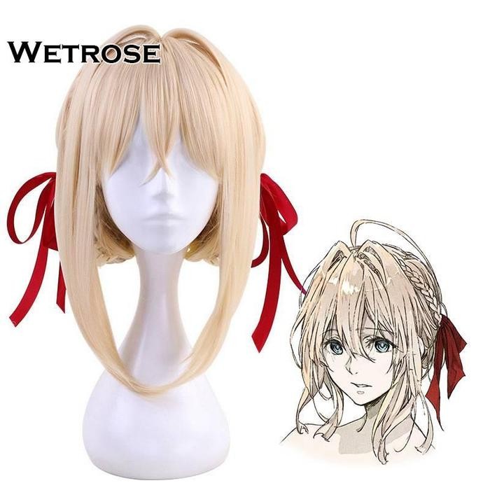 SALE - 【Wetrose】 Violet Evergarden Violet Cosplay Costume Kostum Dress Set - W, M