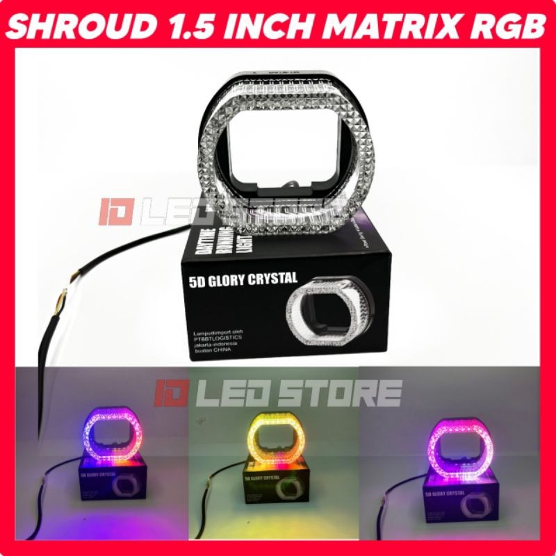 Shroud Matrix X1 1.5 inch bmw RGB Blutut Android App Premium quality