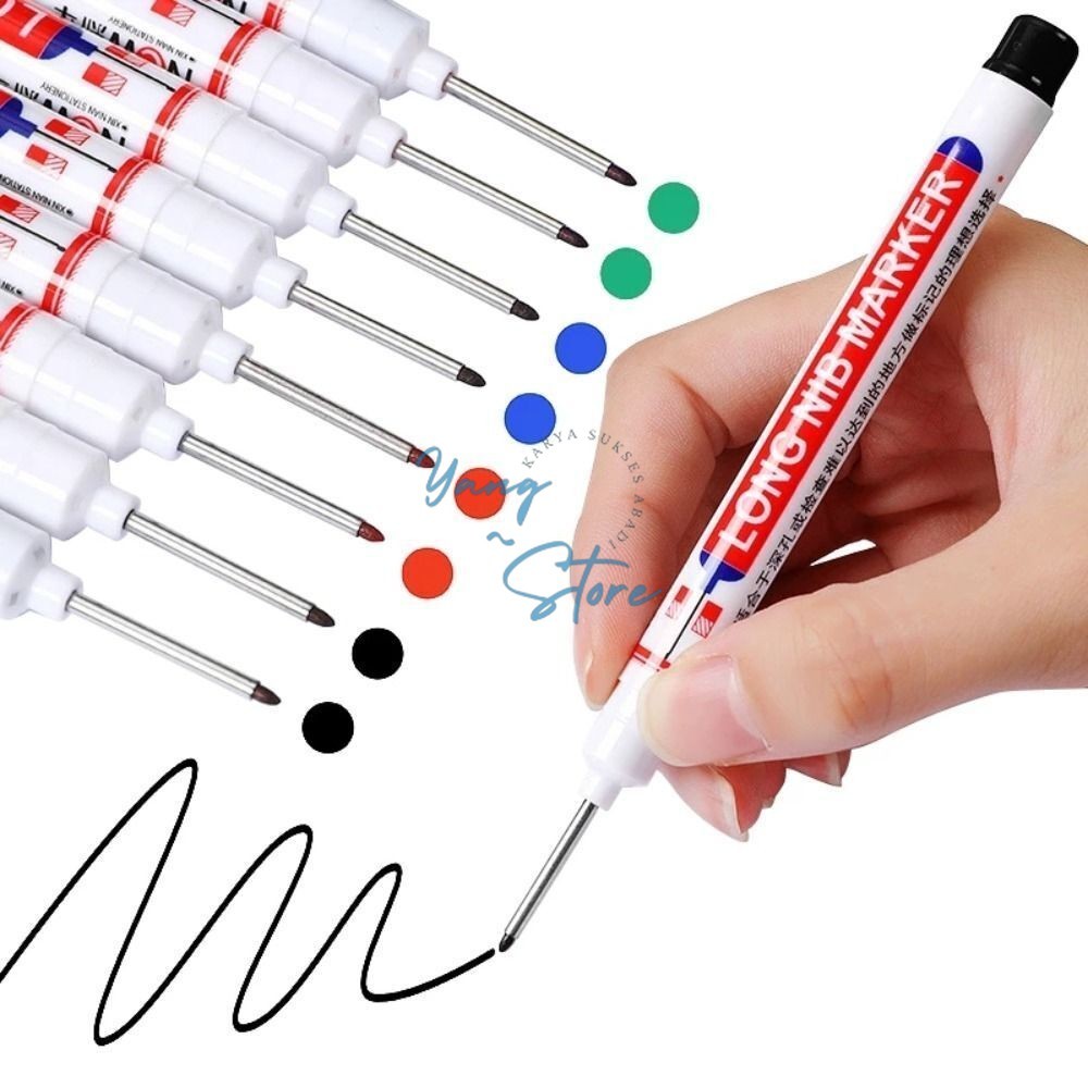 

YGS-B107-Spidol Pertukangan Long Nib Head Marker Waterproof