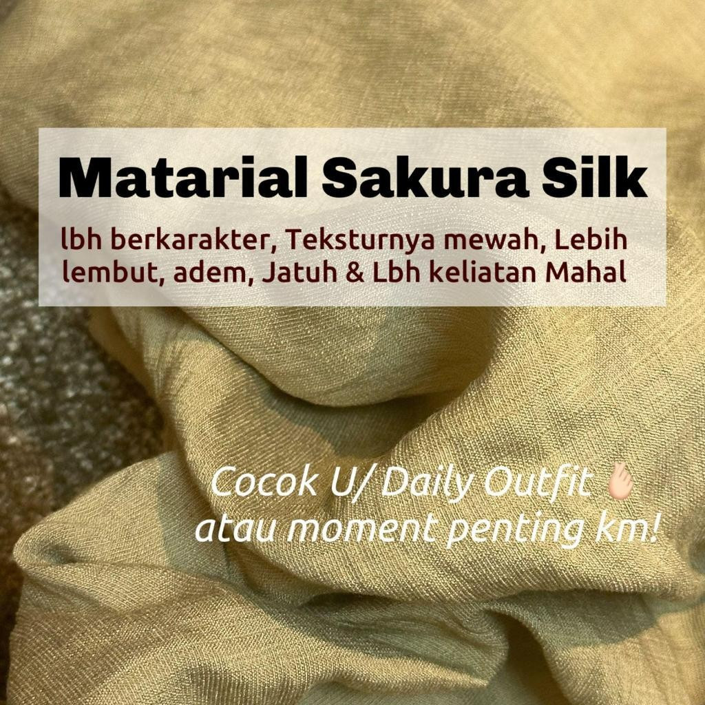 iu8 Sally Scarf Set 2in 1 Bianca Set rok /busui friendly /setelan kerja/daily outfit ( NO HIJAB )