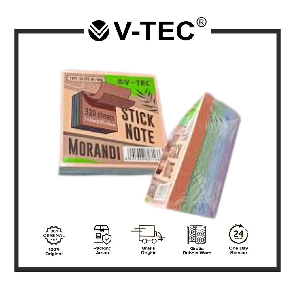 

VTEC STICKY NOTE SN 330 MC / MORANDI MEMO CATATAN KECIL PCS