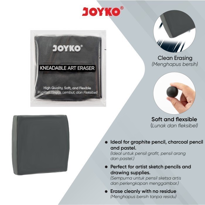 

Penghapus FLEXIBLE JOYKO - Kneadable Art Eraser - KER-138