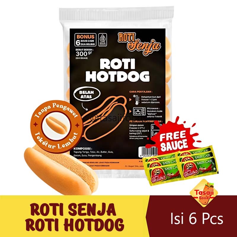 

Roti Senja Roti Hotdog Belah Atas Isi 6 Pcs Grosir