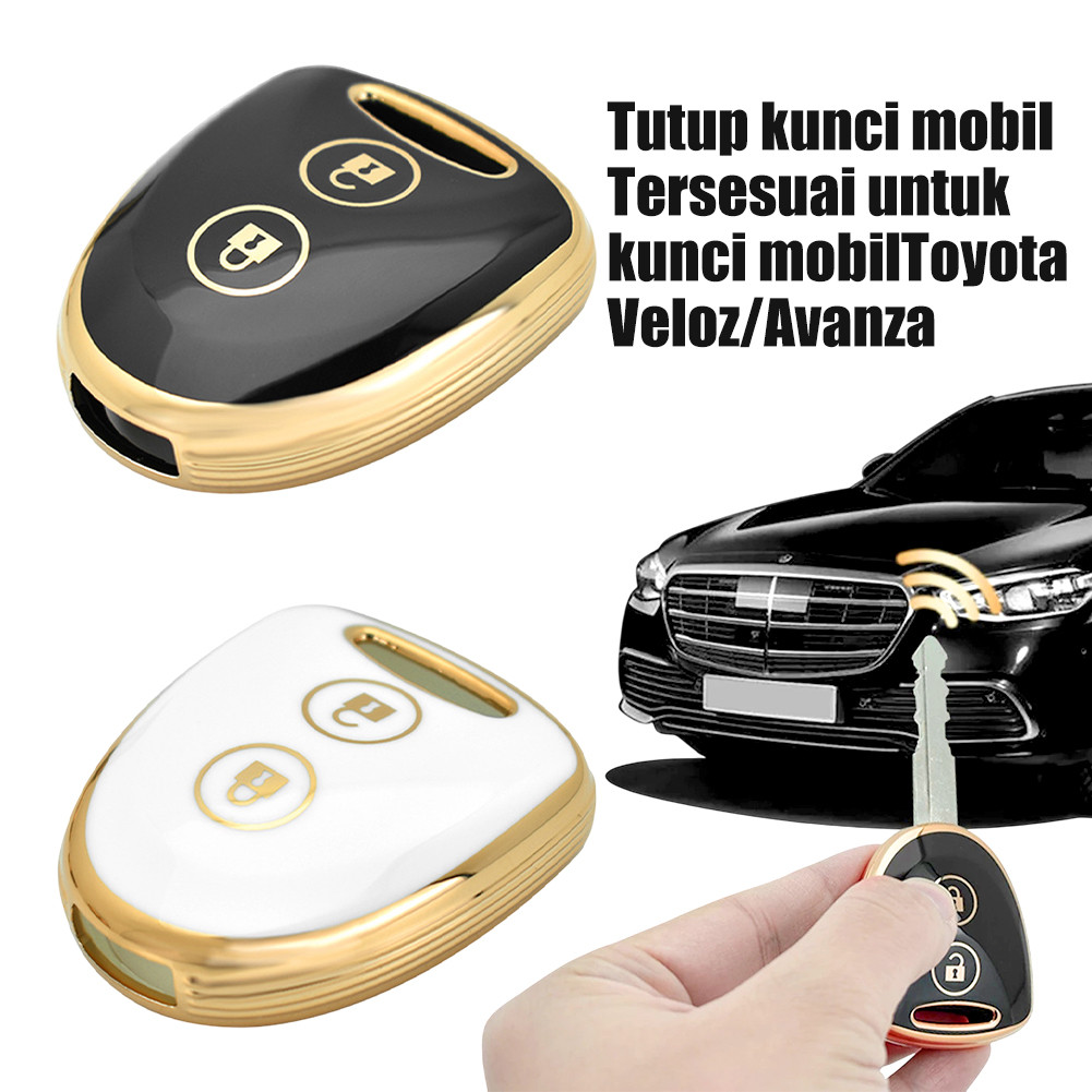 Cover Kunci Mobil Case Kunci Mobil Sarung Kunci Mobil Untuk Veloz / Avanza Key Cover