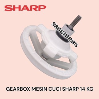 GEARBOX MESIN CUCI SHARP 14 KG / GIRBOK MESIN CUCI SHARP 14 KILO 2 TABUNG / GIRBOX MESIN CUCI SHARP 
