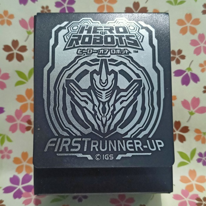 hero of robots CHAMPION kotak box card case - FIRST RUNNER UP