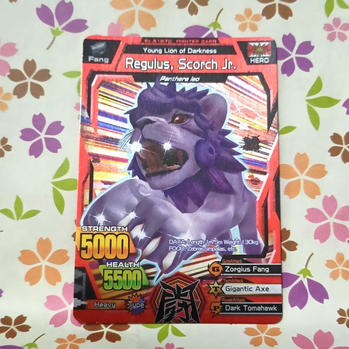 strong animal kaiser special rare s3 regulus scorch jr