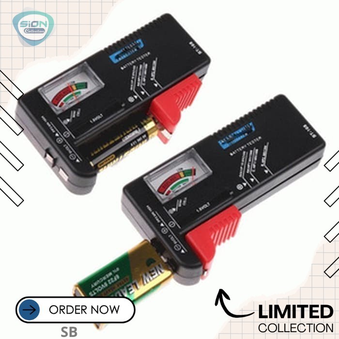 Universal Battery Tester / checker Analog AA AAA / Alat Tester Baterai