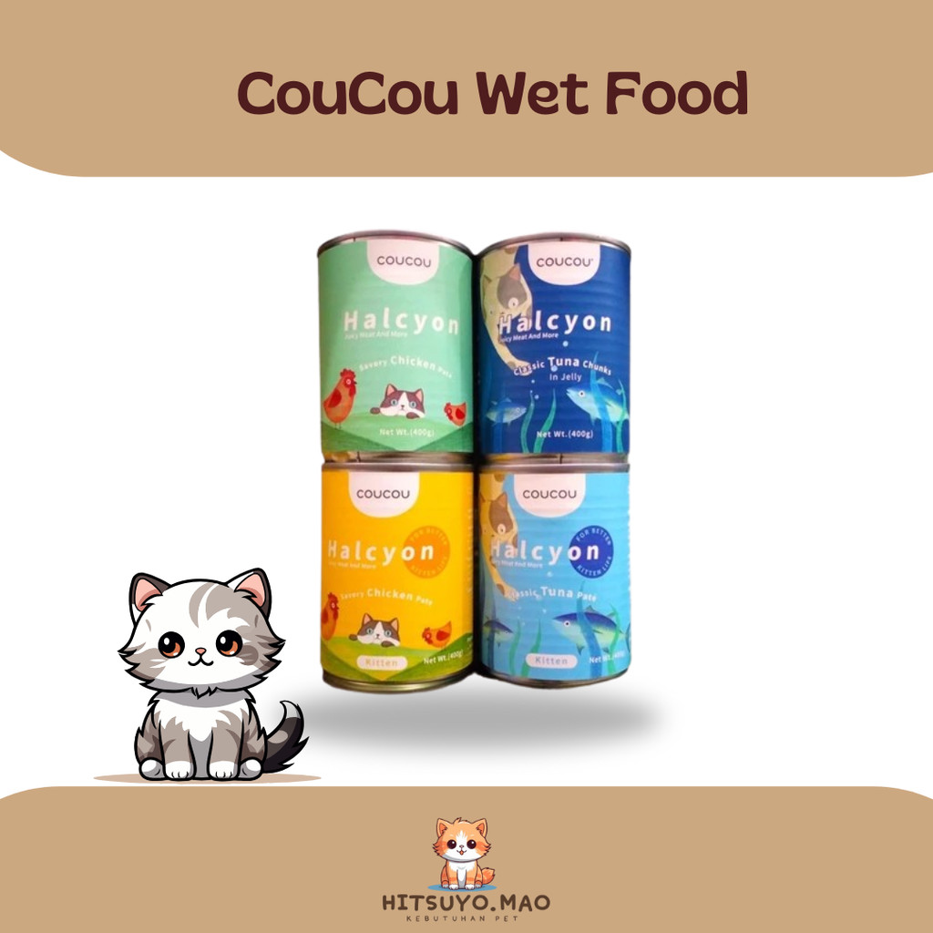 Coucou Wet Food | Makan Kucing Basah 400 Gram