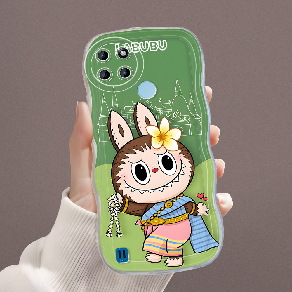 Realme C21Y C25Y Case Softcase Casing Hp Kesing Soft  Kartun Lucu Cassing Labubu 4814