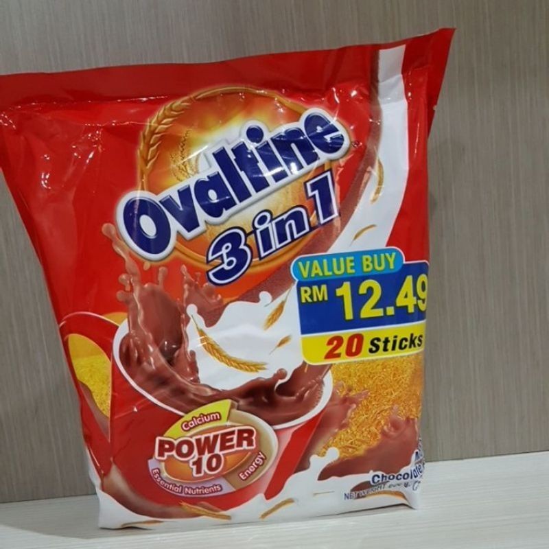 

Ovaltine 3in1 isi 20 stik malaysia murah