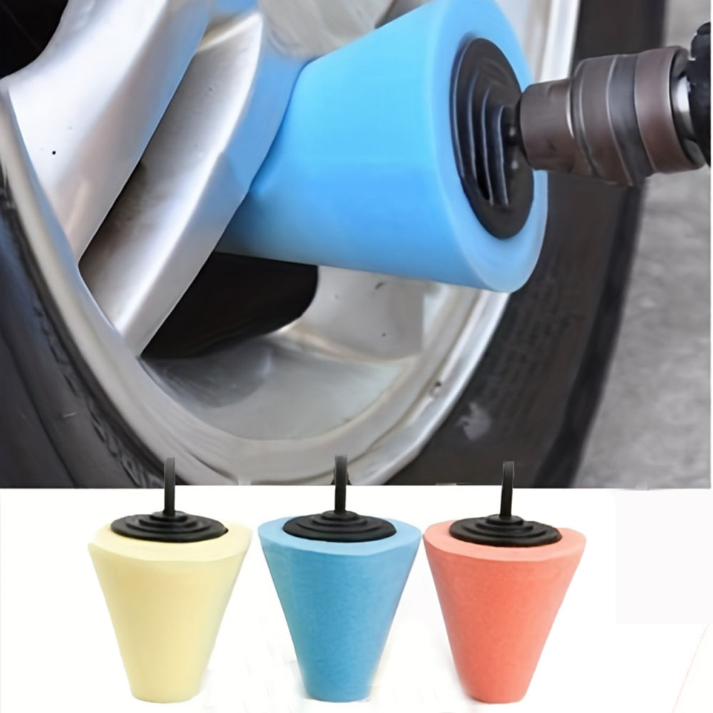 Car Hub Polishing Sponge Grinding Head In The Net Dead Angle Polishing Sponge Wheel Metal Plastic Gr