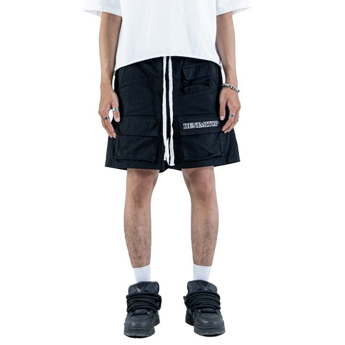 Denimitup Canvas Twill Pants - Black - Celana Pendek Pria