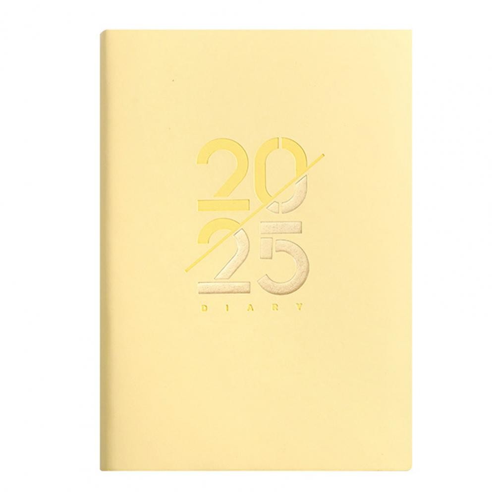 

2025 Monthly Planner Notebook Agenda Spiral Bound Design View Thick Paper No Ink Bleeding Diary Notebook Reminder Planner