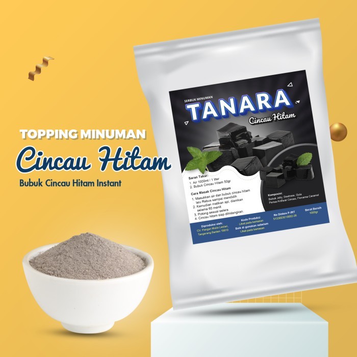 

✨NEW✨ -Cincau Hitam Bubuk 500gr - Grass Jelly Powder - Aneka Topping Minuman - Cincau 500gr