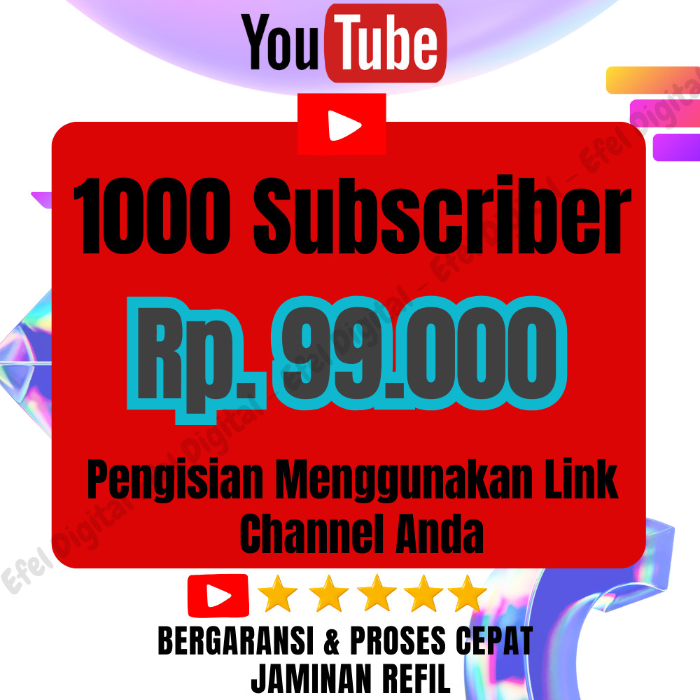 PROMO 1000 SUBSCRIBER YOUTUBE UNTUK MONETISASIl
