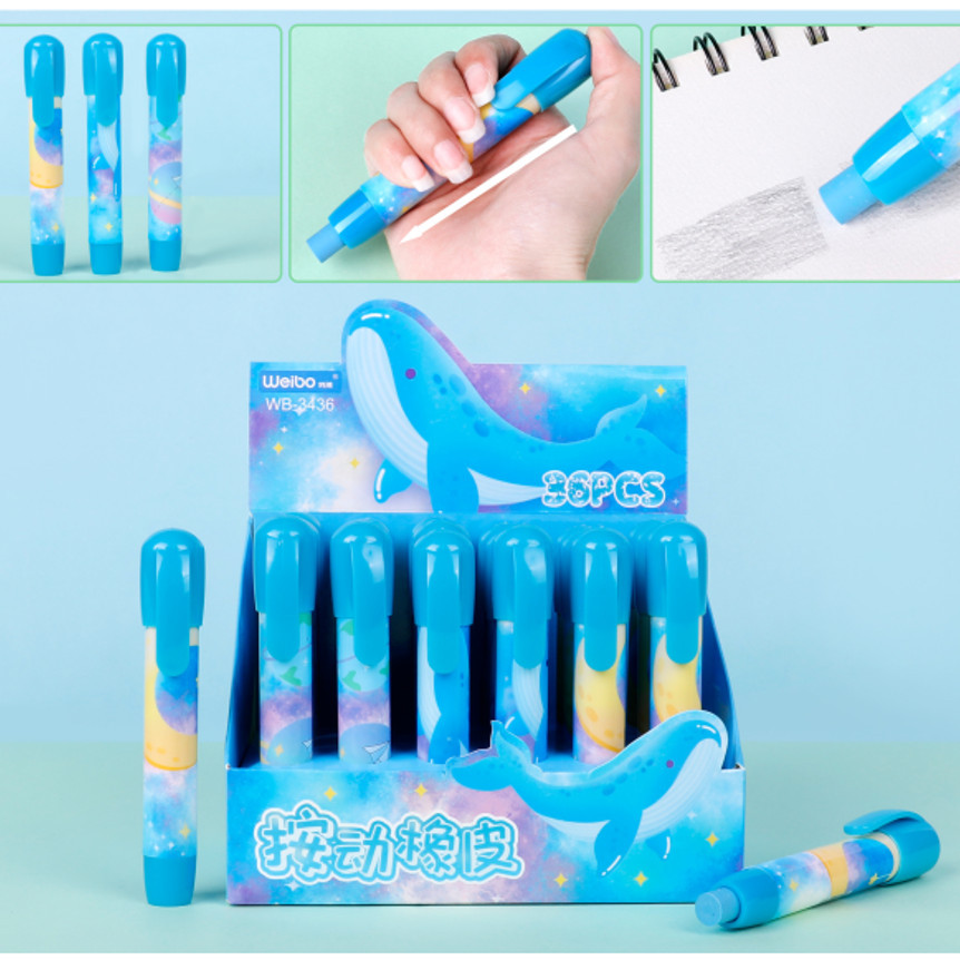 

Penghapus Pensil Mekanik Motif Karakter Lucu / Mechanical Eraser / Hapusan Eraser Lipstik - OS0395