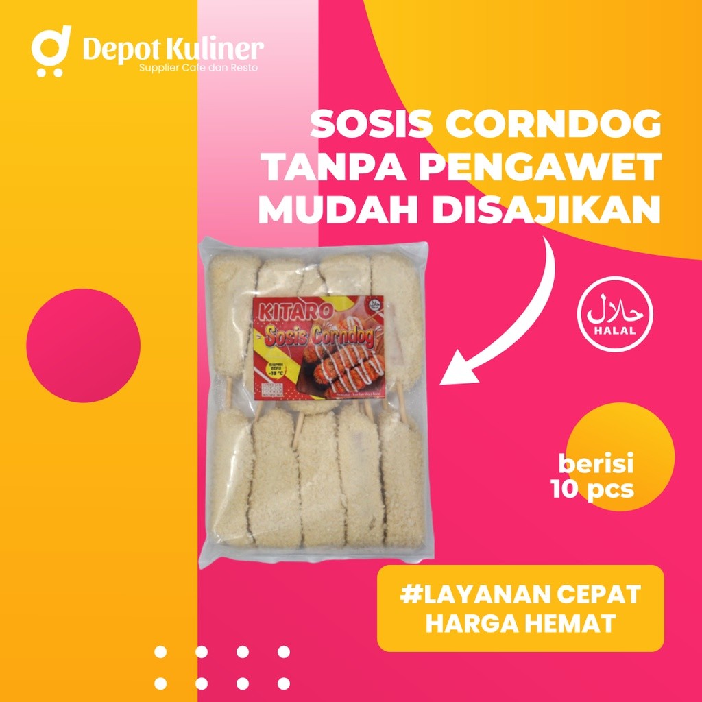 

Kitaro Sosis Corndog Isi 10 Pcs