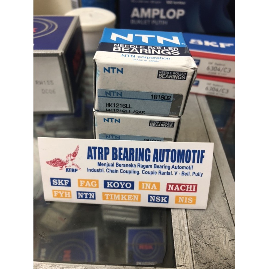 NEEDLE BEARING HK-1216 NTN JAPAN Part Baru