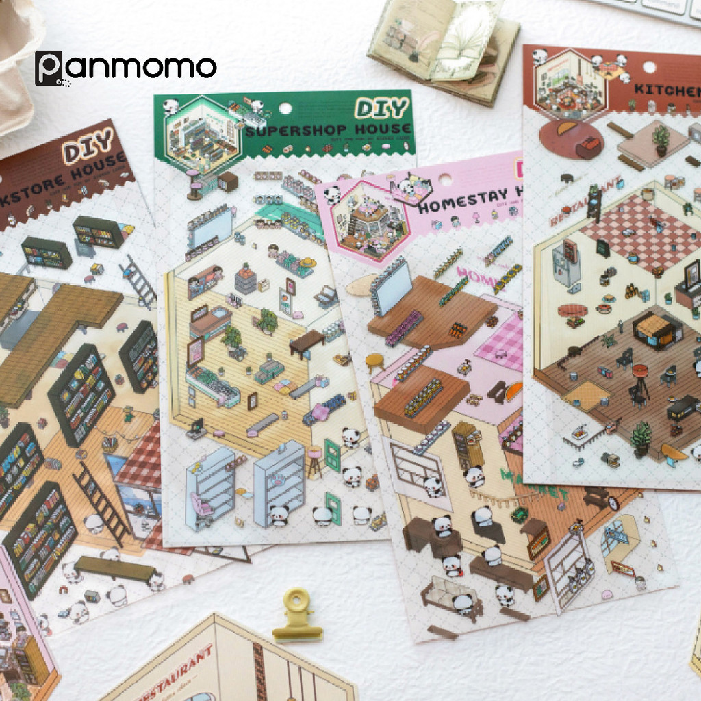 

Panmomo Sticker DIY Korea 3D Satisfying Decoration Landscaping