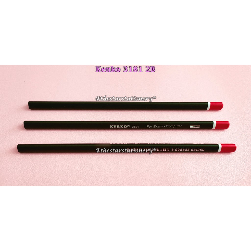 

(1 Biji) GROSIR Pensil Kenko 3181 2B Triangle / Pencil Kenko 3181 Triangular (1 Biji)