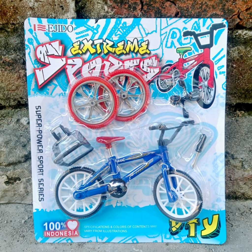 1 SET SEPEDA BMX EXTREME SPORT / MAINAN SEPEDA BMX / MINIATUR SEPEDA GOES BMX