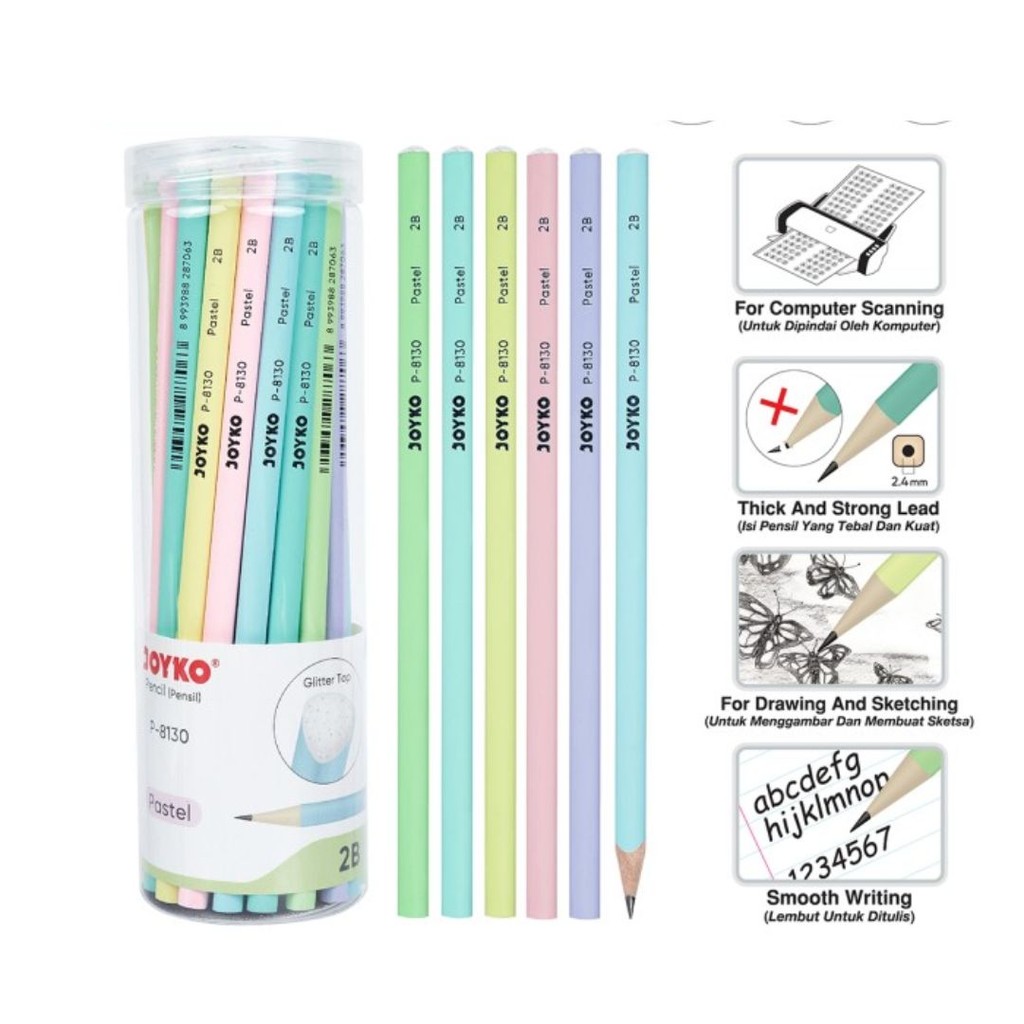 

Pensil Joyko P-8130 2B (Satuan)