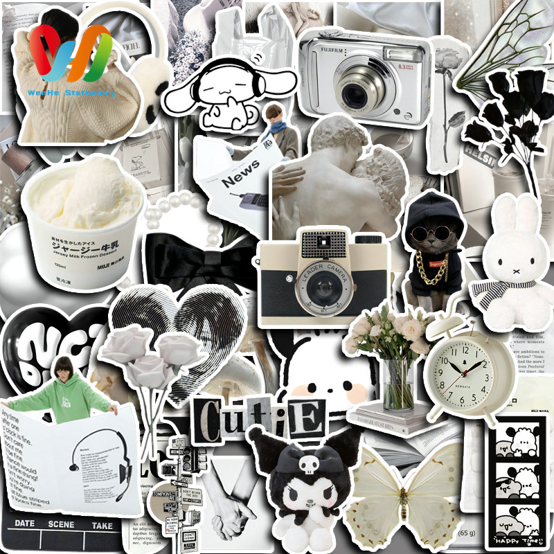 

50pcs stiker Inspiratif Keren Kreatif DIY untuk Komputer, Washi, Scrapbooking, Laptop, Alat Tulis, Seni, dan Kerajinan.