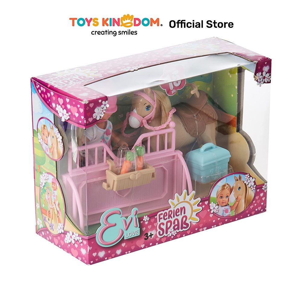 Toys Kingdom Simba Toys Evi Holiday Horse 105733274 Toys Kids Toy Mainan Rumah-Rumahan Miniatur Ruma