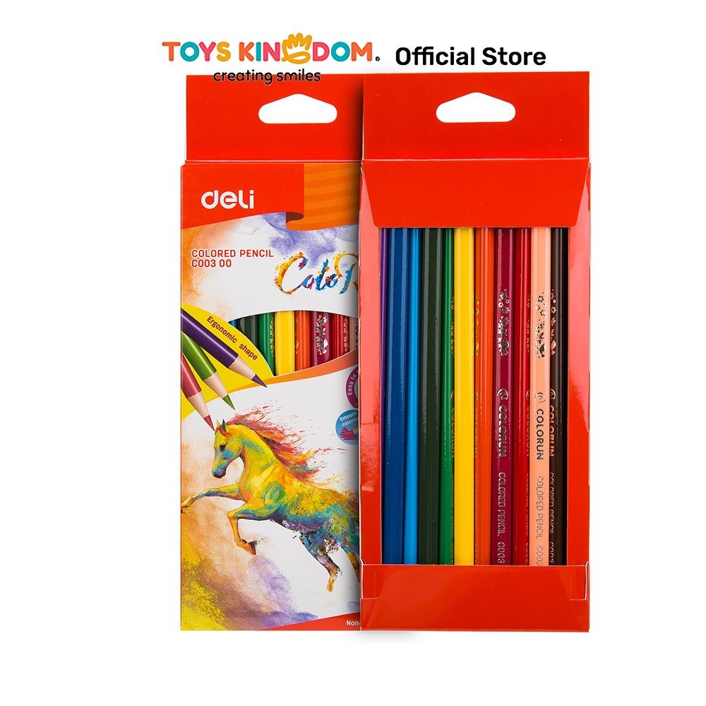 

Toys Kingdom Deli Set 12 Pcs Pensil Warna Colorun Ec00300 Color Pencil Alat Tulis Warna Warni Alat Mewarnai Perlengkapan Sekolah Anak Peralatan Menggambar