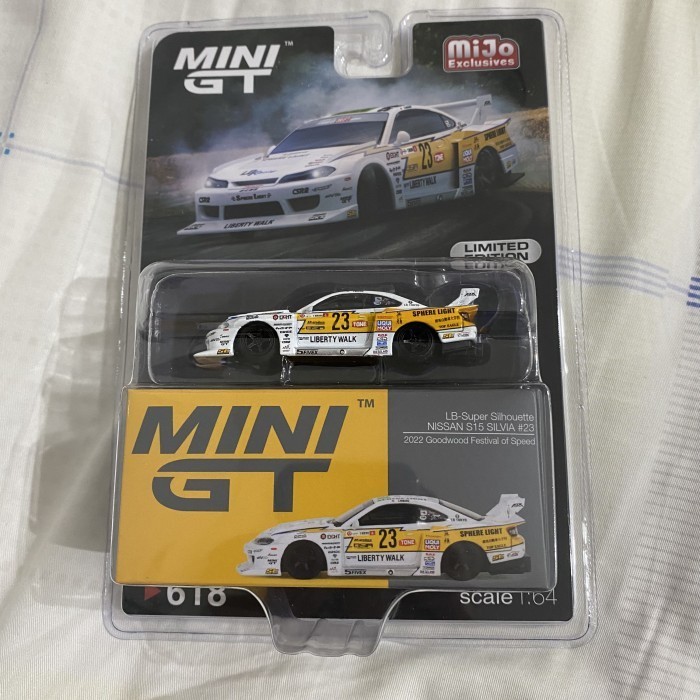 Mini GT 618MJ LB Super Silhouette Nissan Silvia S15 Goodwood Blister