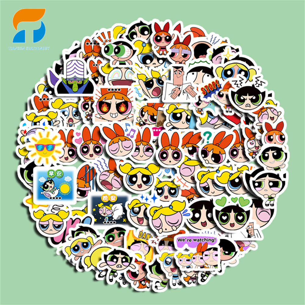 

100pcs stiker Karakter Anime yang Lucu DIY untuk Komputer, Washi, Scrapbooking, Laptop, Alat Tulis, Seni, dan Kerajinan.