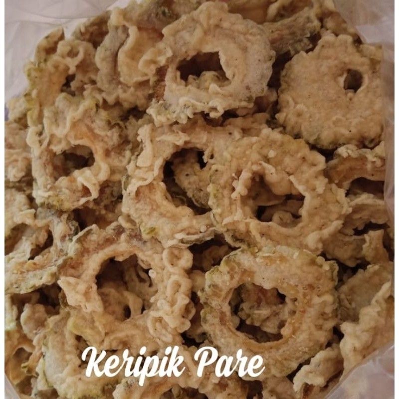 

KRIPIK PARE RENYAH GURIH TIDAK PAHIT 500GR| mutiara snack