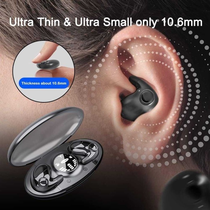 Jerman Invisible Sleep Wireless Earphone-Kualitas Suara HIFI BEST QUALITY | IFN