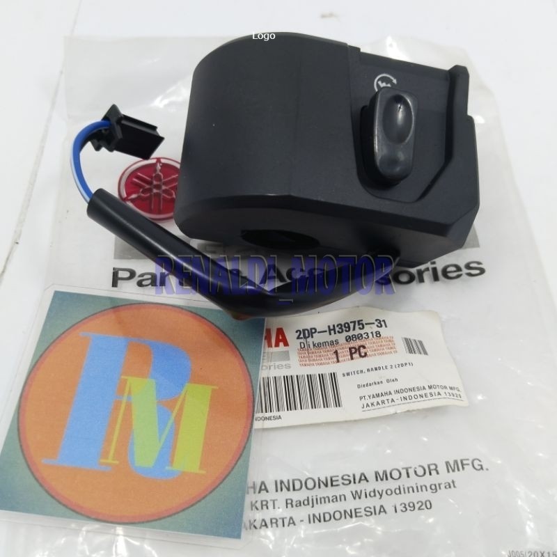 Saklar Kanan Holder Switch Tombol Stater Starter Handel Saklelar Motor N-Max Nmax Saklar Yamaha Nmax
