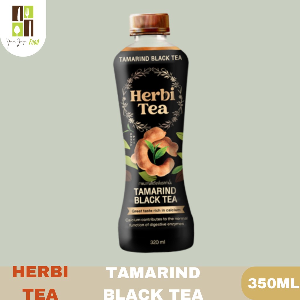 

Herbi Tea Tamarind Black Tea / Teh Hitam Asam Jawa / Minuman Teh Hitam / Herbal Kemasan 350ml