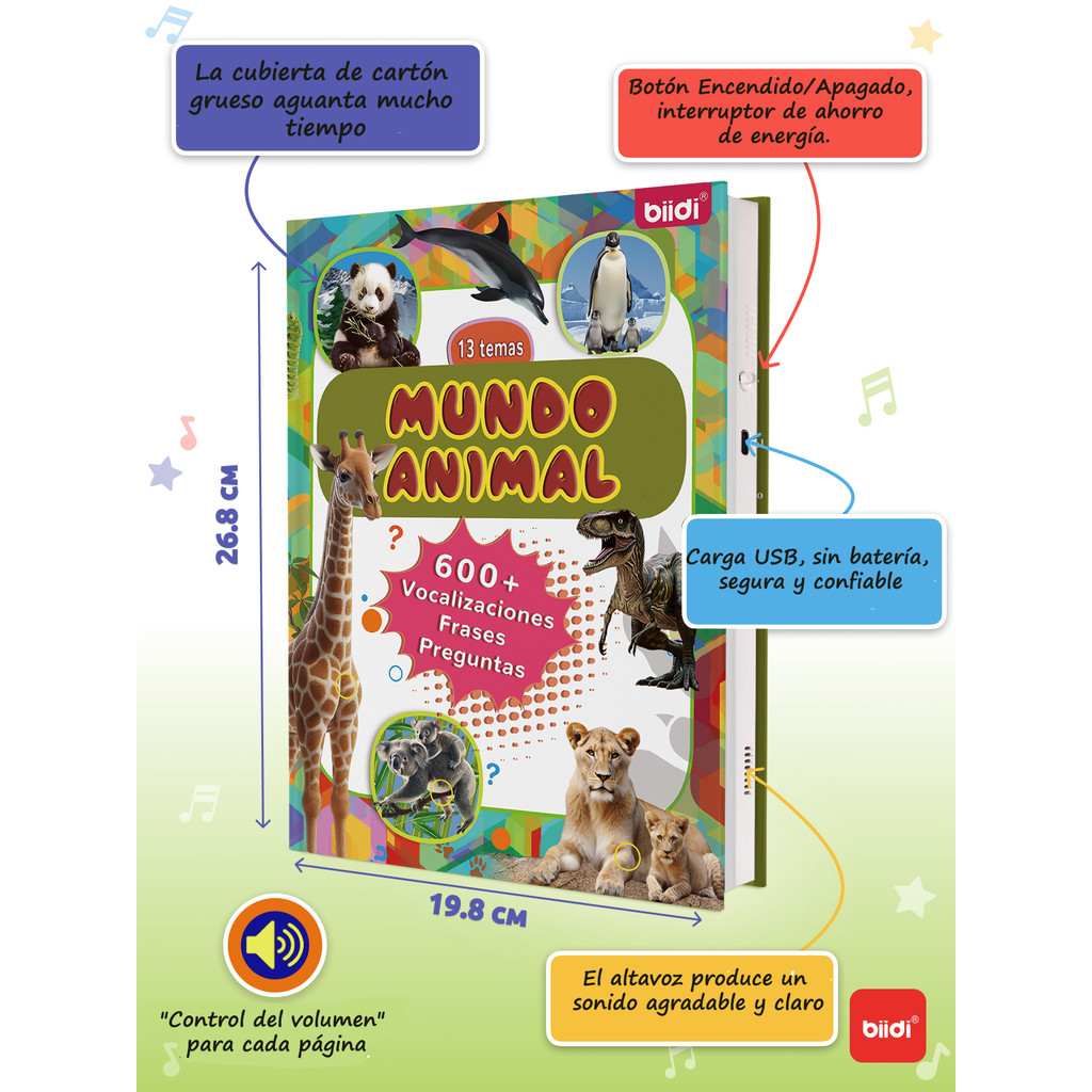 biidi Learning Game For Kids Montessori Learning Book For Children Inteligence Educational Spanish E