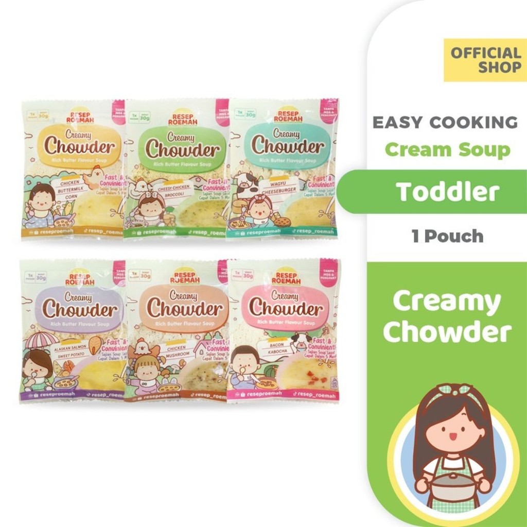 

Resep Roemah Creamy Chowder Soup / Sup Krim untuk Anak / Sup Sehat Mpasi No MSG / Rich Butter Flavour Soup / Toddler & Kids