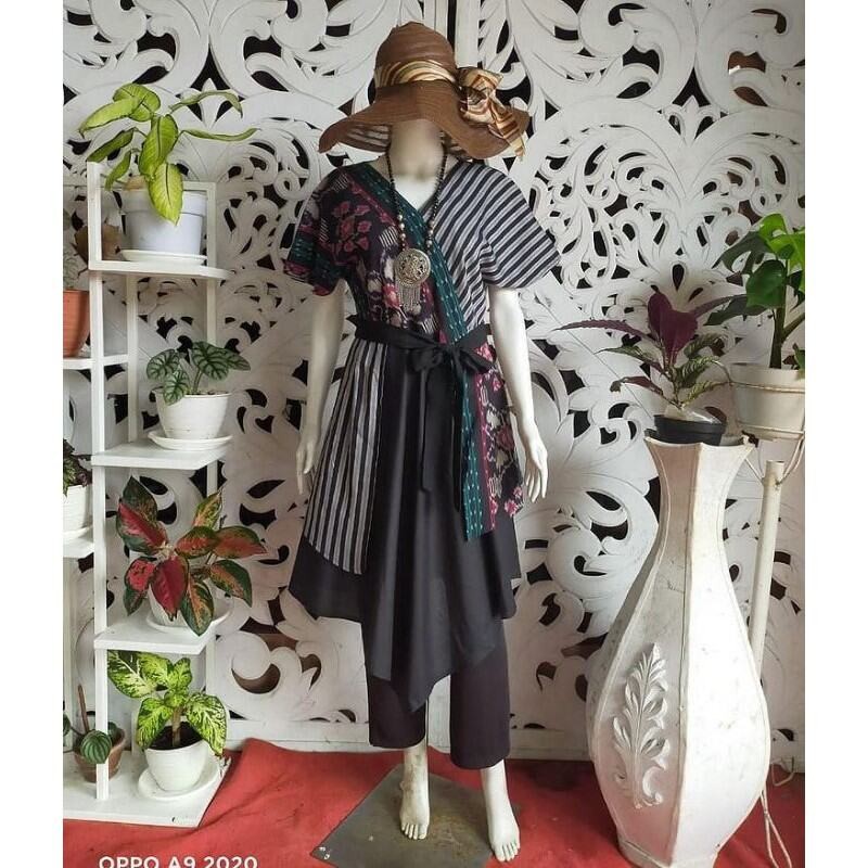 Baju Tenun lurik - Tenun Model Andin - Tenun Couple - baju Kondangan Motif NTT - Motif Toraja - baju