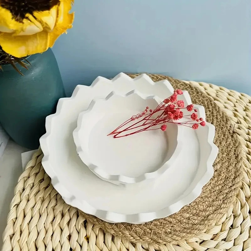 

Molds Silicone Resin Moulds Round Shaped Jewelry Dish Molds Silicone Material for Epoxy Resin Casting Tray