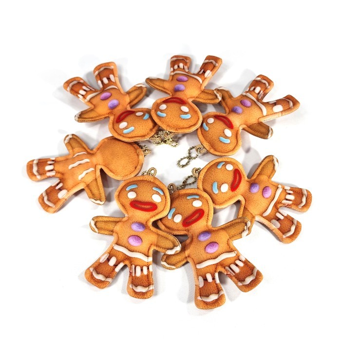 

Gantungan Kunci Hiasan Natal Christmas Gingerbread Man Manusia Jahe