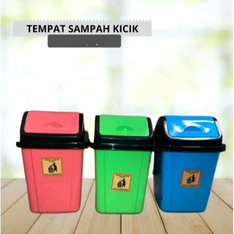 TEMPAT SAMPAH ELIT - Bak Sampah Aesthetic / Tong Sampah Kamar Mandi 10 liter hitam dan Florence Warn