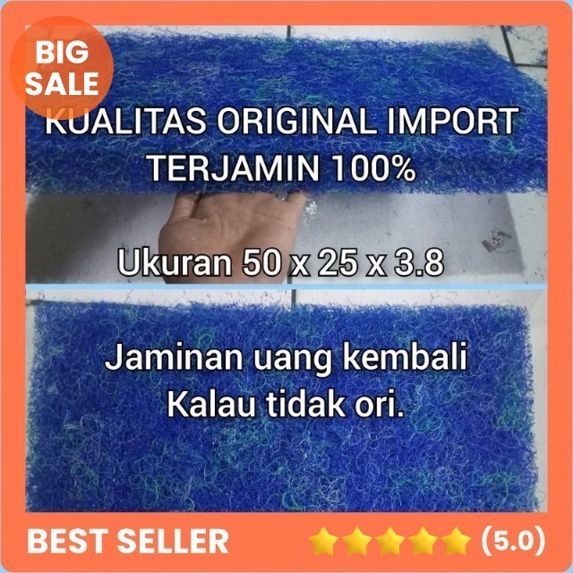 Media filter japmat tebal 50x25 original / japmat / media filter / media filter koi / filter air