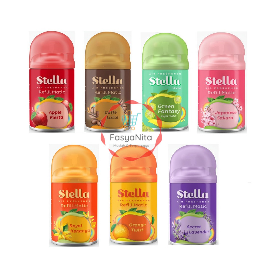 STELLA Pengharum Ruangan Matic Refill | Stella Matic Refill - Fasyanita Denpasar