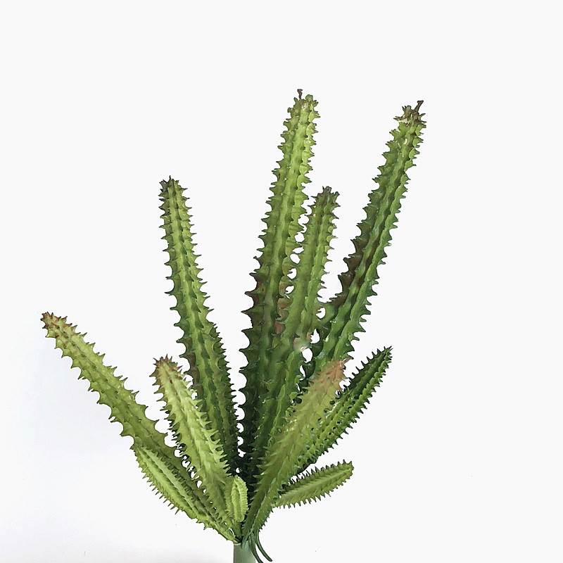 

Artificial Plastic Plant Cactus Branch DIY Office Study Living Room Home Decoration Supplies