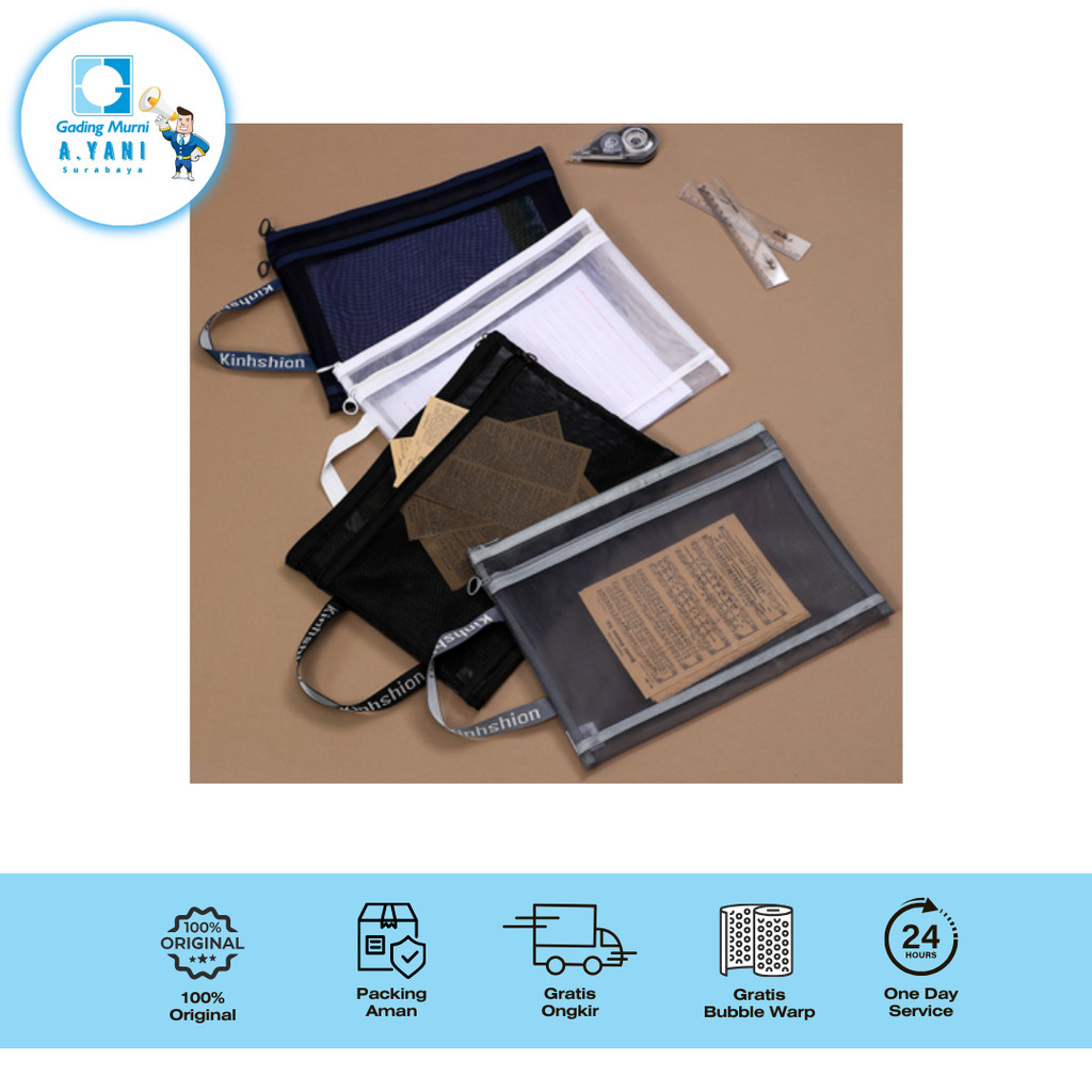 

KINHSHION DOUBLE POCKET A4 JD 4201 WARNA CAMPUR