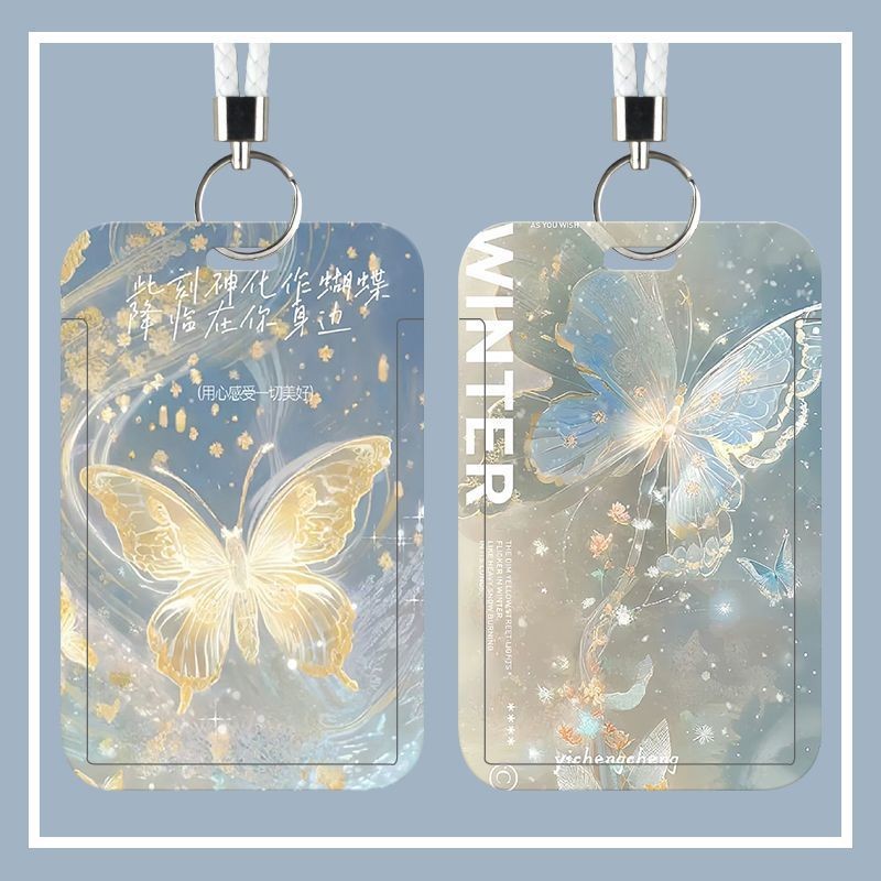 

ID CARD HOLDER, tempat kartu kupu-kupu, tempat kartu ID, kartu bus, tutup pelindung kartu pelajar, kartu makan, tutup pelindung kartu akses, tutup pelindung yang modis.