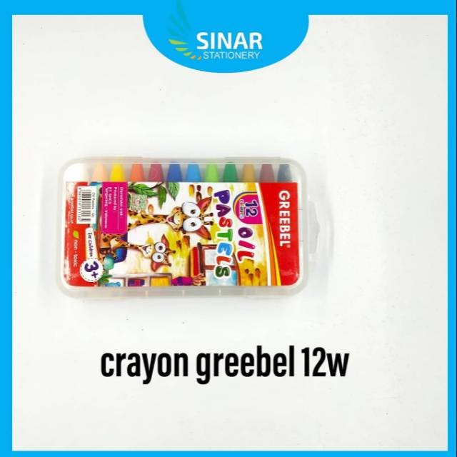 

[S_ATK] Crayon / Krayon Greebel 12 Warna
