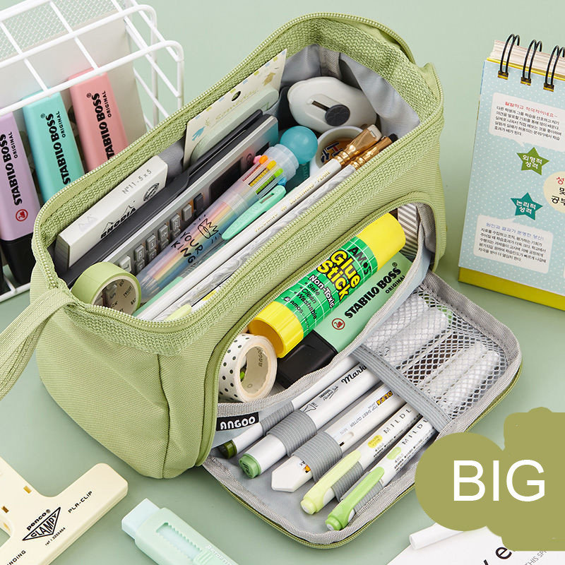 

Pencil Case For Kids Large Capacity School Supplies Pencil Case Pen Bag Student Pencil Cases Organize Office Supply Пенал